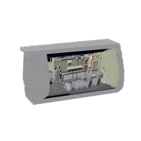   CMK U-Boot IX Electric Motor section - U-Boot IX elektromos motortér-részletező készlet