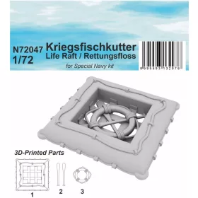   CMK Kriegsfischkutter Life Raft / Rettungsfloss - Kriegsfischkutter mentőtutaj