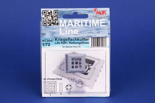 CMK Kriegsfischkutter Life Raft / Rettungsfloss - Kriegsfischkutter mentőtutaj