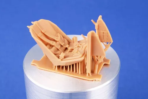 CMK Fw190A Seat and Side Section Back Armour (w/ harness) for Revell - Fw190A és oldalsó hátpáncél-rész ( biztonsági öv) – ülés