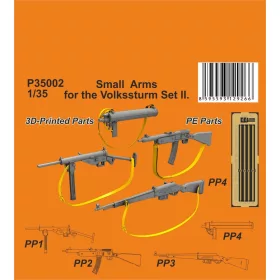   CMK Small Arms for the Volkssturm Set II. 1/35 – fegyverrendszer makett