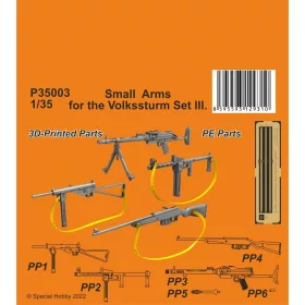   CMK Small Arms for the Volkssturm Set III. – fegyverrendszer makett