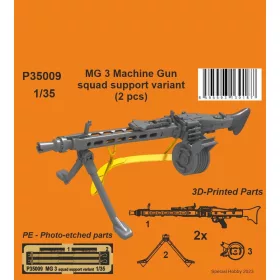   CMK MG 3 Machine Gun - squad support variant (2 pcs) 1/35 - MG 3 - squad support variant – géppuska – 2 db