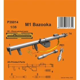 CMK M1 Bazooka 1/35 – fegyverrendszer makett