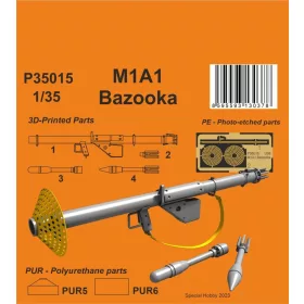 CMK M1A1 Bazooka 1/35 – fegyverrendszer makett