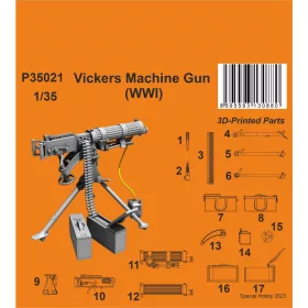   CMK Vickers Machine Gun (WWI) 1/35 – fegyverrendszer makett