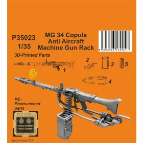   CMK MG 34 Copula Anti Aircraft Machine Gun Ralk (2 pcs.) 1/35 – géppuska-feljavító készlet