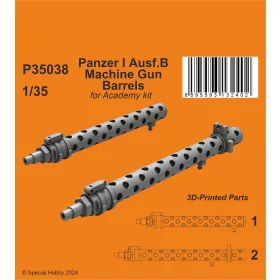   CMK Panzer I ausf.B Machine Gun Barrels  / for Academy kit - Panzer I ausf.B csövek – géppuska