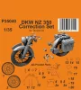CMK DKW NZ 350 Correction Set  / for Tamiya kit - korrekciós készlet