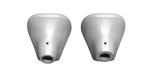 CMK Hetzer Mid + Late 'Saukopf' Mantlet Correction (Short Type) for Academy - Hetzer középső/késői változat – rövid „Saukopf” lövegpajzs korrekciós készlet