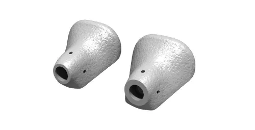 CMK Hetzer Mid + Late 'Saukopf' Mantlet Correction (Long Type) for Academy - Hetzer középső/késői változat – hosszú „Saukopf” lövegpajzs korrekciós készlet
