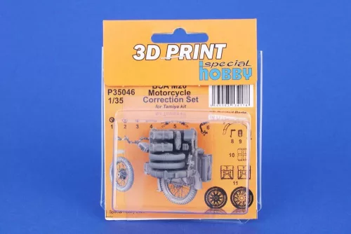 CMK BSA M20 Motorcycle Correction Set for Tamiya - korrekciós készlet