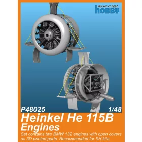   CMK Heinkel He 115B Engines for Special Hobby kits - Heinkel He 115B motorok Special Hobby makettekhez
