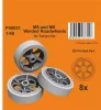 CMK M5 and M8 Welded Roadwheels for Tamiya - M5 és M8 – hegesztett futógörgők