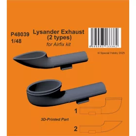   CMK Lysander Exhaust (2 types) for Airfix - Lysander (2 types) – kipufogócsonk
