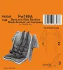 CMK Fw190A Seat and Side Section Back Armour (w/ harness) for Tamiya - Fw190A és oldalsó hátpáncél-rész ( biztonsági öv) – ülés