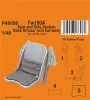 CMK Fw190A Seat and Side Section Back Armour (w/o harness) for Tamiya - Fw190A és oldalsó hátpáncél-rész (o biztonsági öv) – ülés