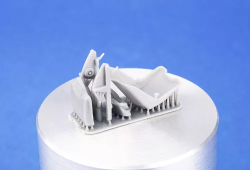 CMK Fw190A Seat and Side Section Back Armour (w/o harness) for Tamiya - Fw190A és oldalsó hátpáncél-rész (o biztonsági öv) – ülés