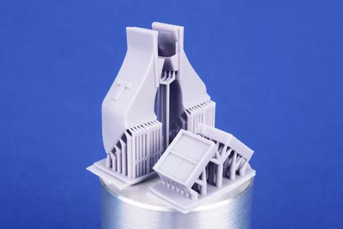 CMK P-47D/M Intercooler Channel Correction Set for Tamiya - P-47D/M intercooler-légcsatorna korrekciós készlet, Tamiya maketthez