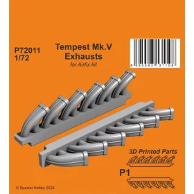 CMK Tempest Mk.V Exhausts - kipufogócsonkok