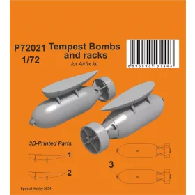   CMK Tempest Bombs (1000 Lb) and racks - bombatartók 1000 fontos bombákhoz