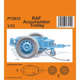   CMK RAF Accumulator Trolley – földi kiszolgáló eszköz makett