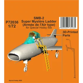   CMK SMB-2 Super Mystere Ladder (Armée de l'Air type) / for Special Hobby kits – 1:72 beszállólétra