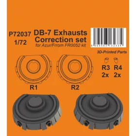   CMK DB-7 Exhausts Correction set  / for Azur/Frrom kit - kipufogócsonk-korrekciós készlet