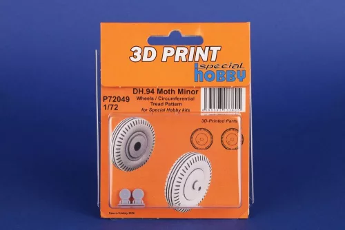 CMK DH.94 Moth Minor Wheels / Circumferential Tread Pattern for Special Hobby - körbefutó futófelületi mintázatú kerekek