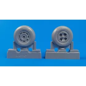   CMK Tempest Mk.II/V/VI-main wheels late type - Tempest Mk.II/V/VI-fő késői típus – kerékkészlet