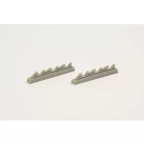 CMK YAK-3-Exhausts for Special Hobby kit - kipufogócsonkok