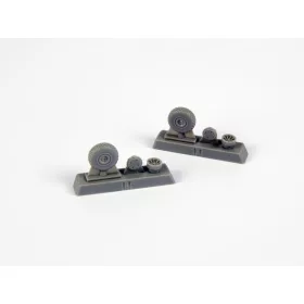   CMK P-40 Wheels-Diamond Tread f.Special Hobb - gyémántmintás futófelületű kerekek, Special Hobby maketthez