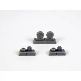   CMK P-40 Wheels-Block Tread f.Special Hobby - P-40 -Block futófelületi mintázat – kerékkészlet