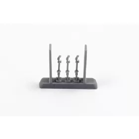   CMK P-40E-N Control Columns (3 pcs)f.Spec.Ho - botkormányok, 3 db, Special Hobby maketthez