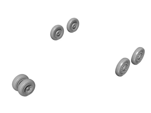 CMK SAAB Viggen Wheels - kerékkészlet