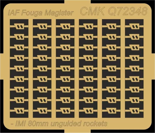 CMK IAF Fouga Magister (a.othed planes)-IMI 80mm unguided rockets - nem irányított rakéták