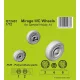 CMK Mirage IIIC Wheels for Special Hobby kit - kerékkészlet