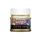 Pentart Glitterpaszta közepes lézerarany 50 ml 13048