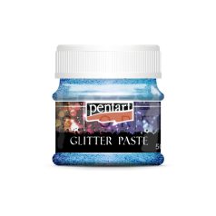 Pentart Glitterpaszta finom llézer világoskék 50 ml 13054