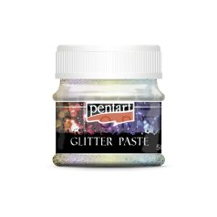 Pentart Glitterpaszta finom szivárvány 50 ml 13060