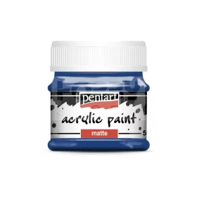 Pentart matt akrilfesték - sötétkék 50 ml