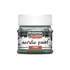 Pentart Matt kekizöld színű akrilfesték - hobbi festék 50 ml 13112