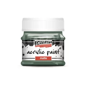 Pentart matt akrilfesték - kekizöld 50 ml