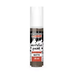   Pentart Matt földbarna színű akrilfesték - hobbi festék 20 ml 13123