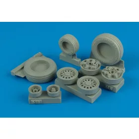   F-16l Sufa weighted wheels for Academy - F-16I Sufa – terhelt futóműkerekek