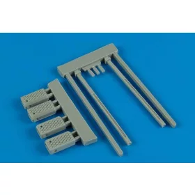   Wheelliant US. Navy poly. wheel chock NWC-4/5 – 1:32 dioráma kellék makett