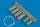 Wheelliant U.S.A.F. wheel chock with nylon thread – 1:32 dioráma kellék makett