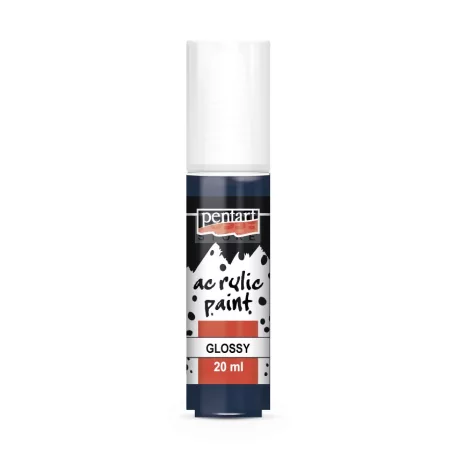 Pentart Fényes indigókék színű akril bázisú hobbi festék 20 ml