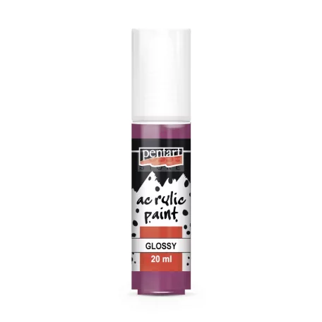 Pentart Fényes mályva színű akril bázisú hobbi festék 20 ml
