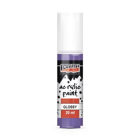 Pentart Fényes ibolyalila színű akril bázisú hobbi festék 20 ml